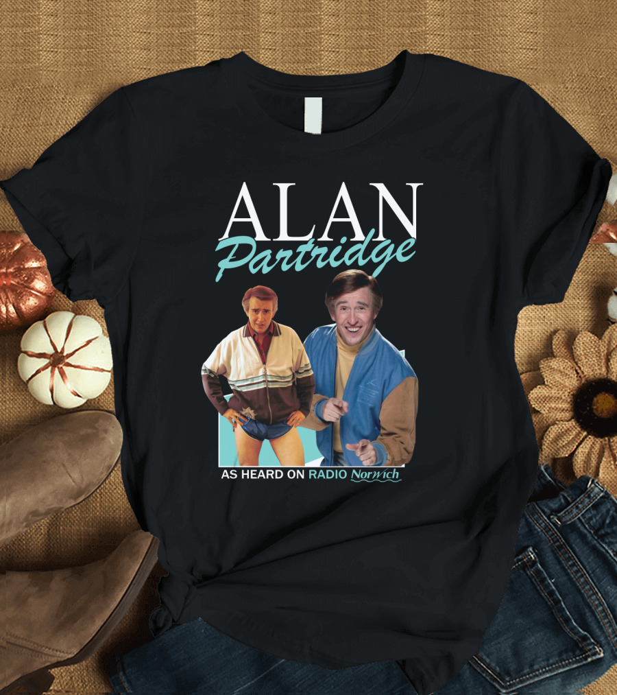 ALAN Partridge As Heard On RADIO Norwich T-Shirt