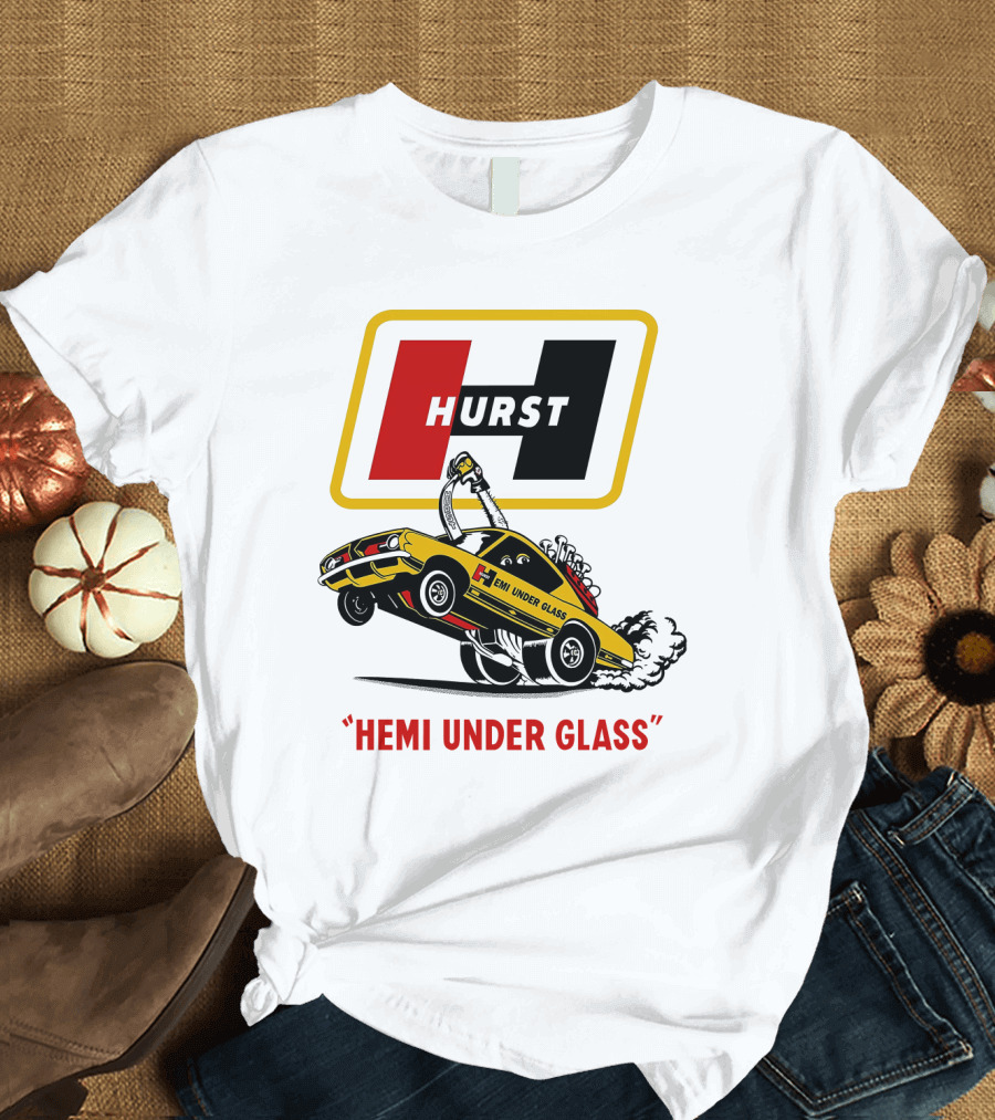 Hurst Hemi Under Glass Wheelstand T-Shirt