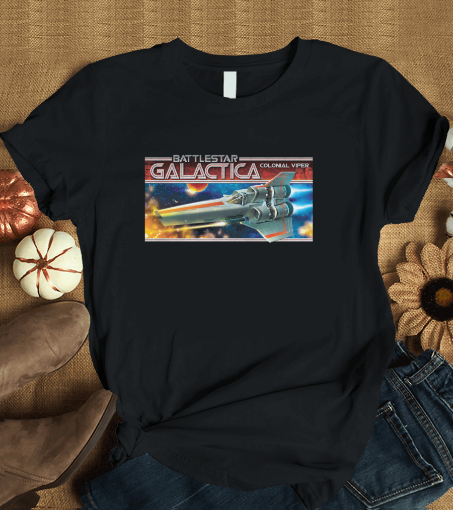 Battlestar Galactica Colonial Viper Spacecraft T-Shirt