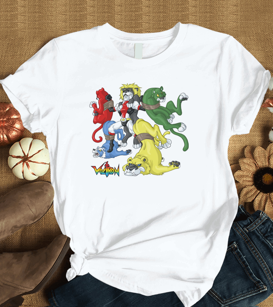 Voltron Classic Lions Team Assembly T-Shirt