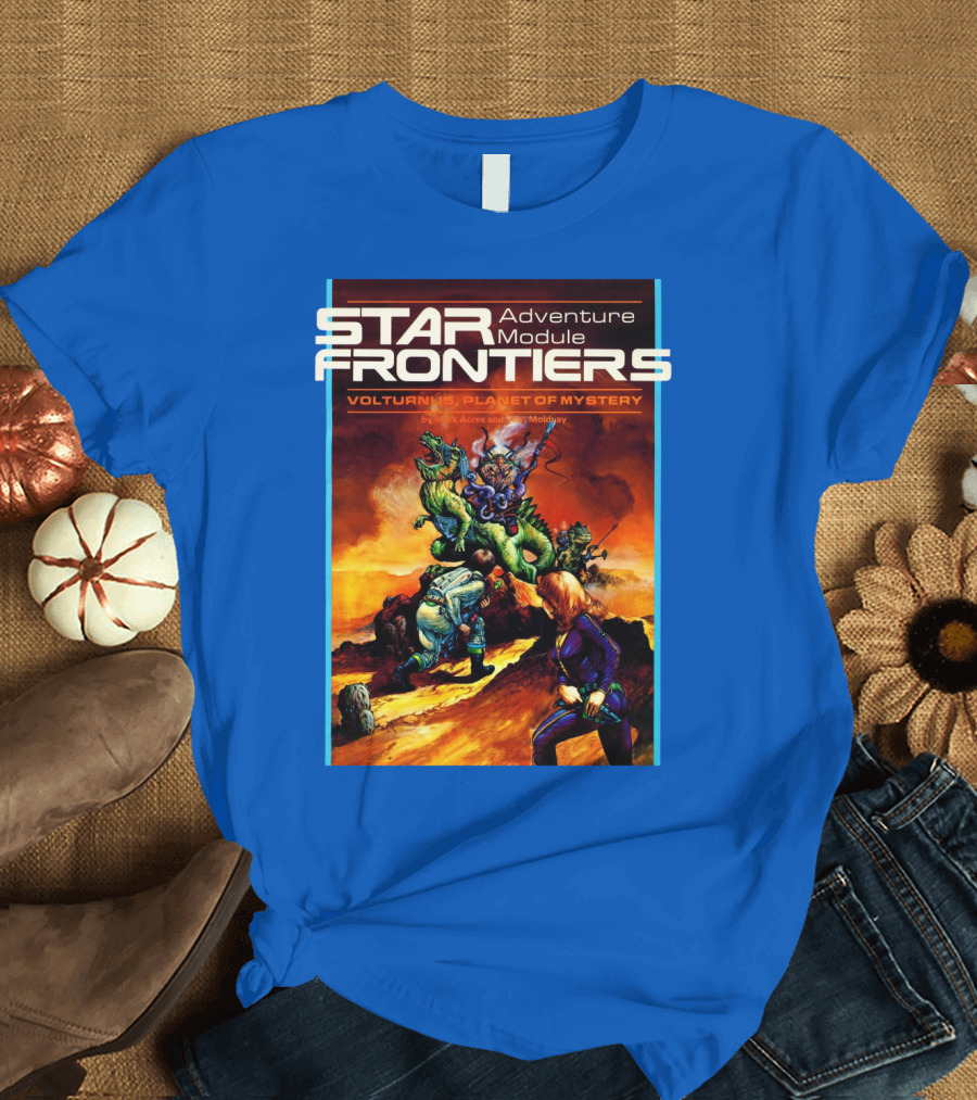 Star Frontiers Adventure Module Volturnus Planet of Mystery T-Shirt