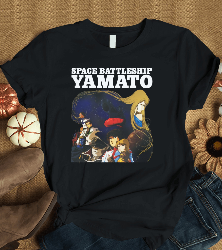 Space Battleship Yamato Classic Anime Crew Collection T-Shirt