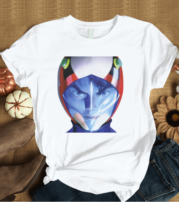 T-Shirt: Battle of The Planets GuideBook Helmet Face Close-Up T-Shirt Battle of The Planets GuideBook Helmet Face Close-Up T-Shirt