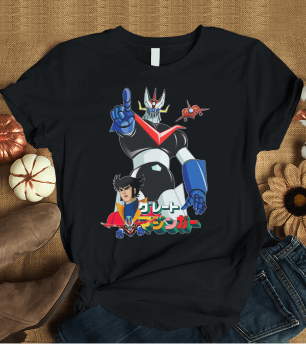 T-Shirt: Great Mazinger Anime Robot Hero T-Shirt Great Mazinger Anime Robot Hero T-Shirt