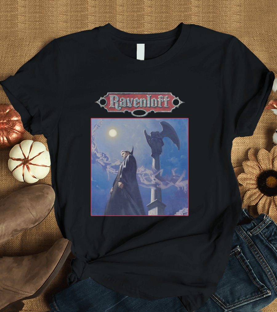 Ravenloft Vampire Night Gothic Scene T-Shirt