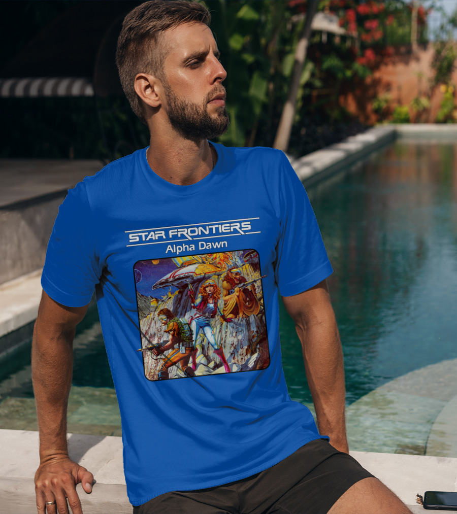 Star Frontiers Alpha Dawn Retro Sci-Fi Adventure T-Shirt
