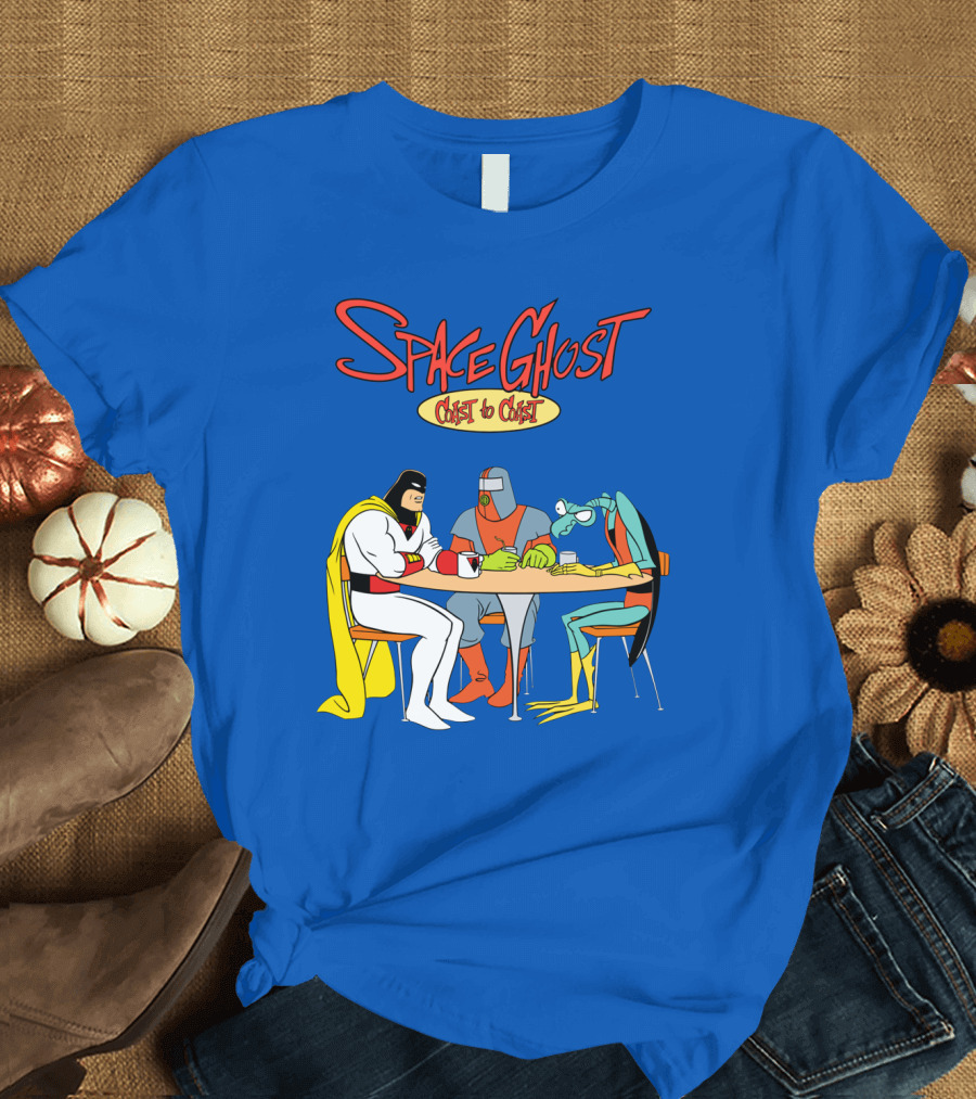 Space Ghost Coast to Coast Zorak and Moltar at Table T-Shirt