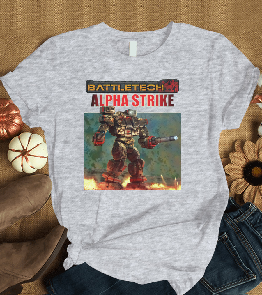BattleTech ALPHA STRIKE Mech Warrior Battle Scene T-Shirt