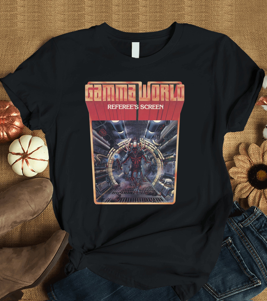 Gamma World Referee's Screen Sci-Fi Dungeon Crawler Adventure T-Shirt