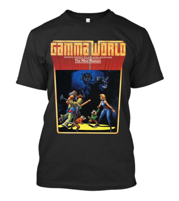 Gamma World Science Fantasy Role-Playing Adventure The Mind Masters T-Shirt