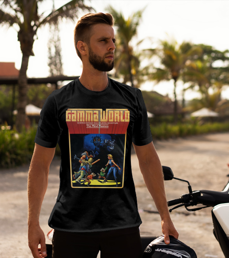 Gamma World Science Fantasy Role-Playing Adventure The Mind Masters T-Shirt