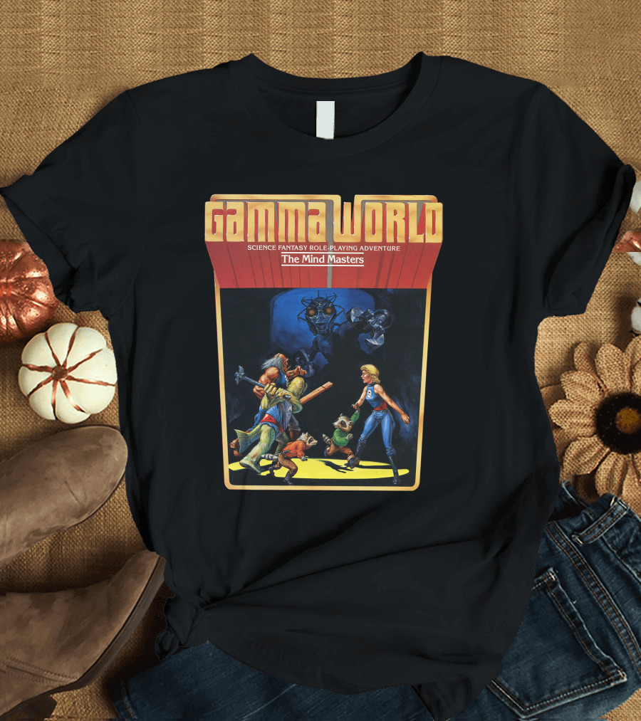Gamma World Science Fantasy Role-Playing Adventure The Mind Masters T-Shirt
