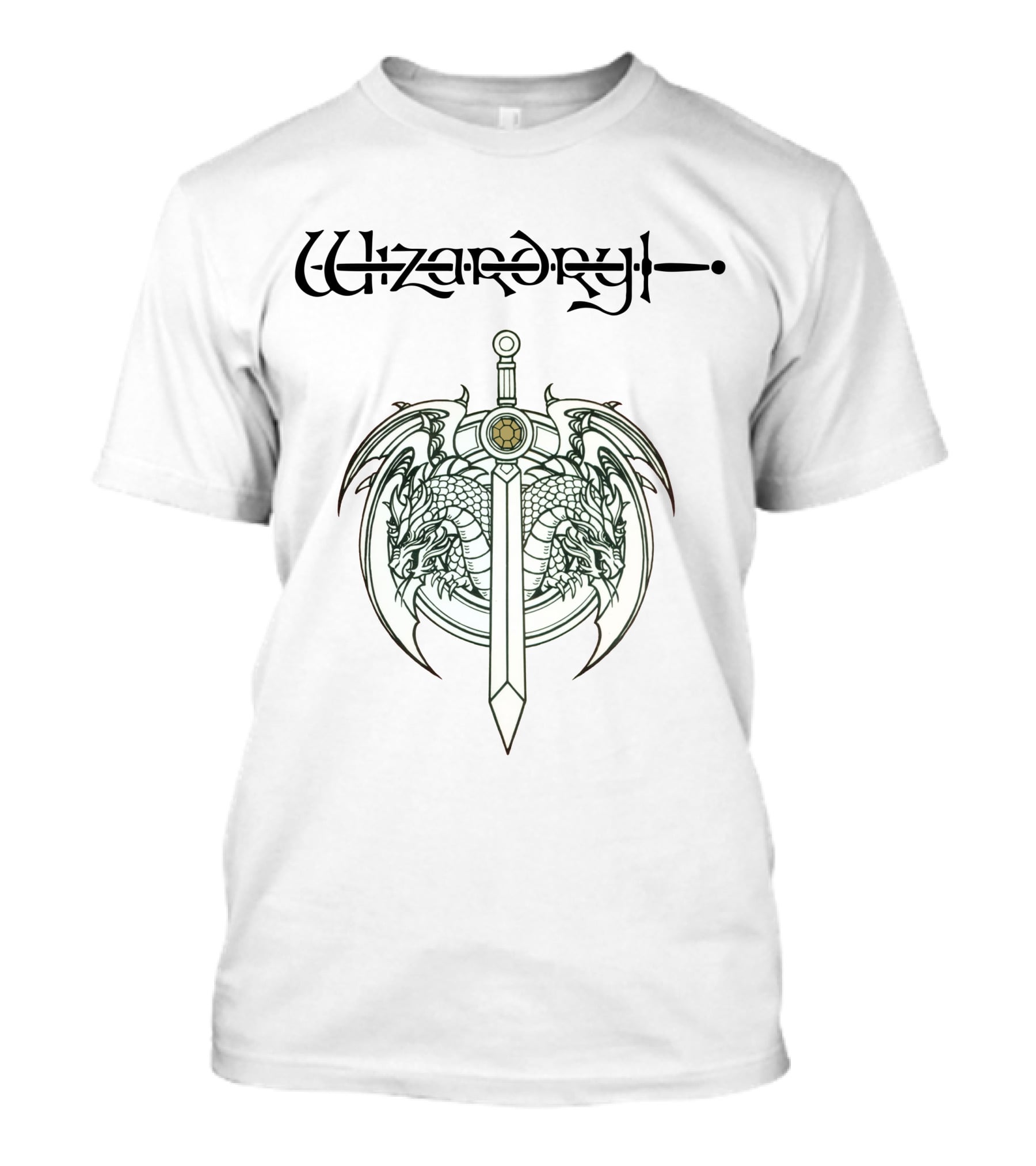 Wizardry Dragons Sword Emblem T-Shirt
