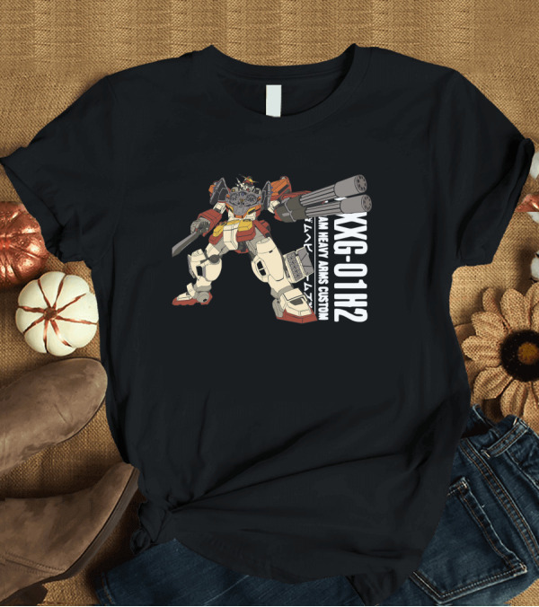 T-Shirt: XXG-01H2 AM Heavy Arms Custom Gundam T-Shirt XXG-01H2 AM Heavy Arms Custom Gundam T-Shirt