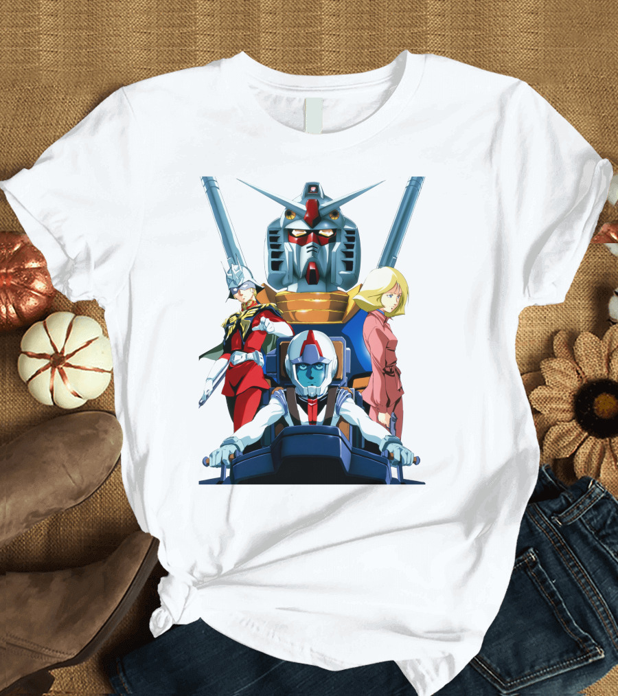 Mobile Suit Gundam Anime Characters Compilation T-Shirt