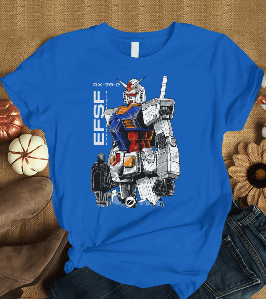 EFSF RX-78-2 Earth Federation Space Force Gundam T-Shirt