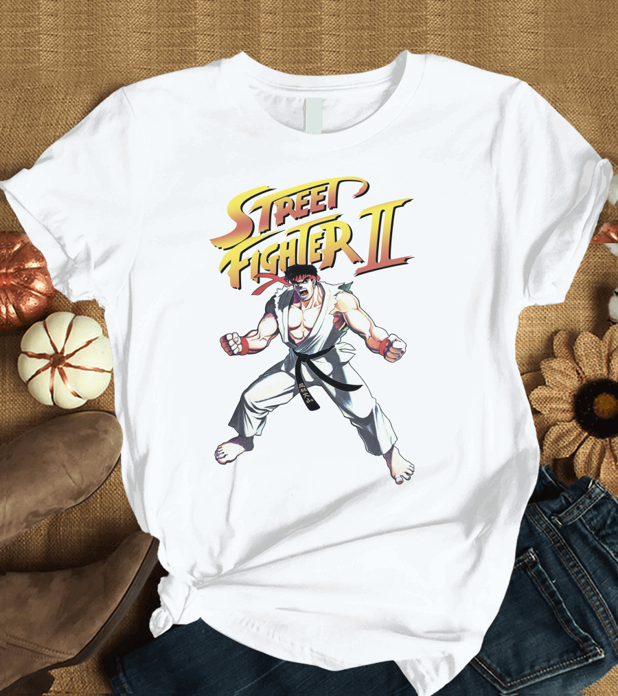 STREET FIGHTER II Ryu Iconic Fighting Stance T-Shirt