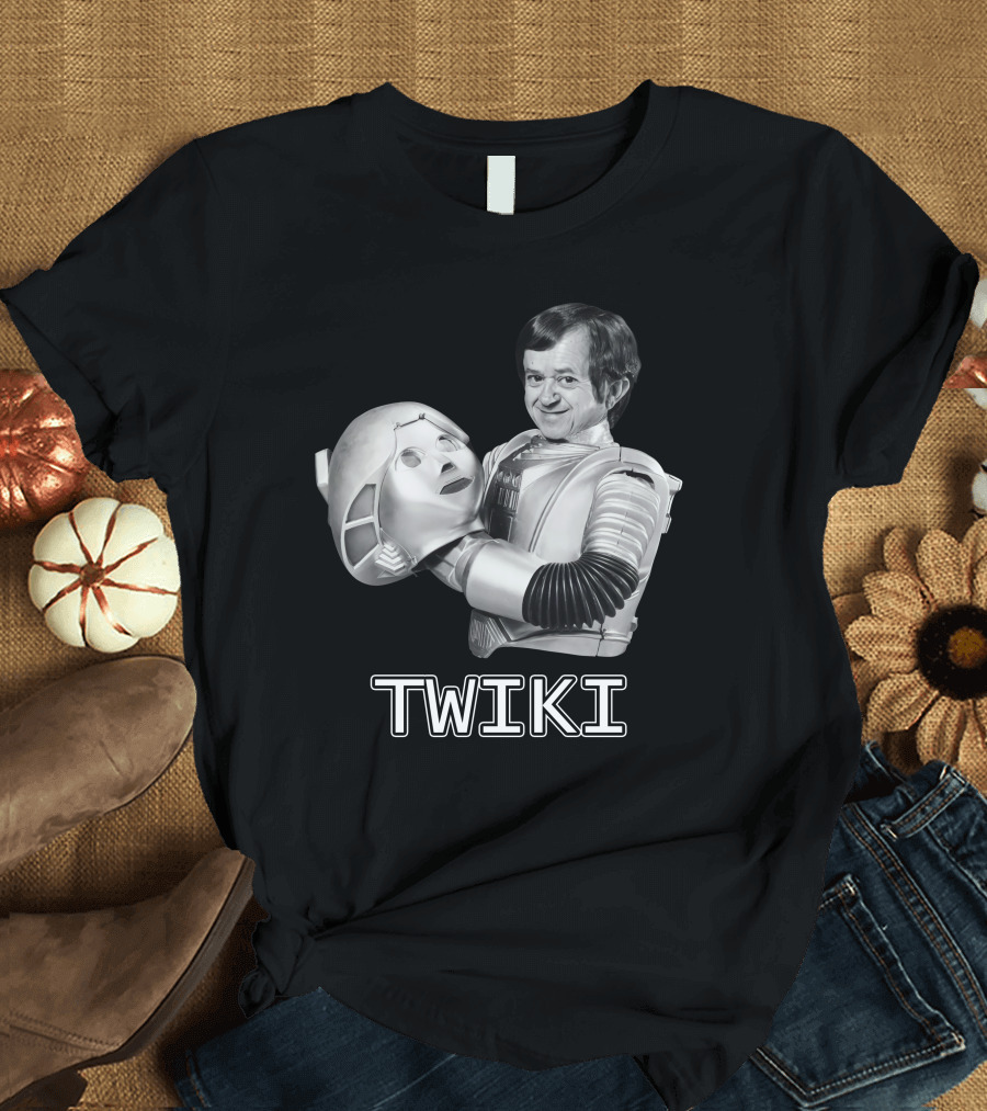 Buck Rogers Twiki Robot Head 1970s Sci-Fi Comedy T-Shirt