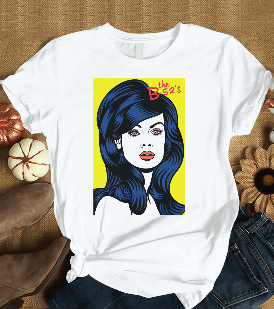 The B-52's Bold Pop Art Woman T-Shirt