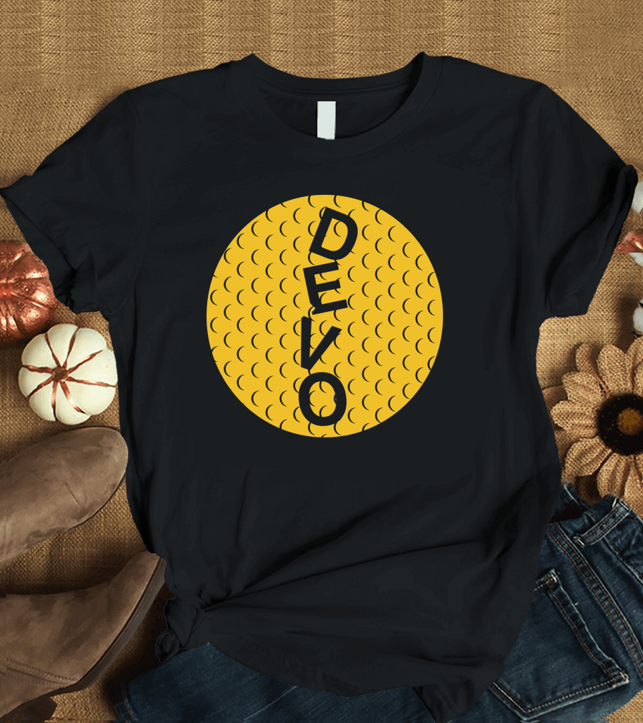DEVO Yellow Golf Ball T-Shirt