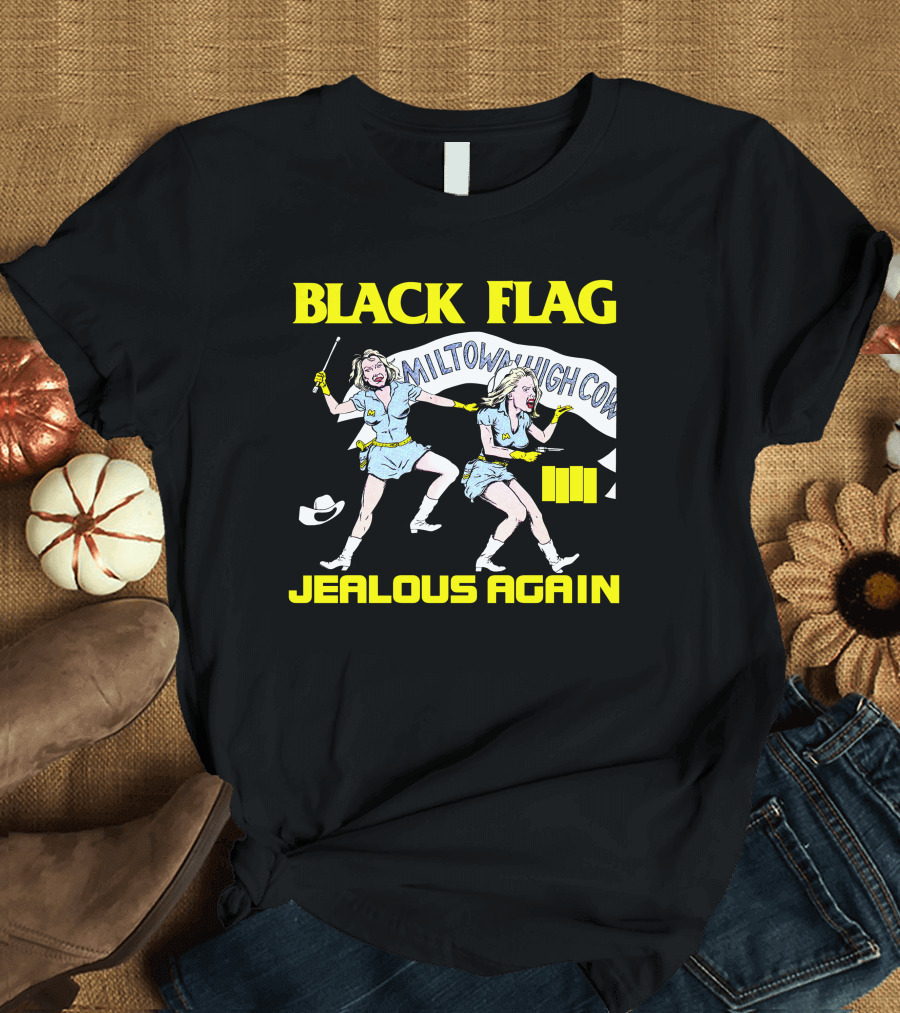 BLACK FLAG Miltow High Command Jealous Again T-Shirt