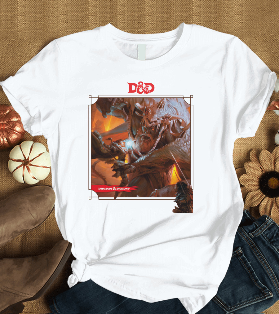 Dungeons and Dragons Epic Battle Scene DnD T-Shirt