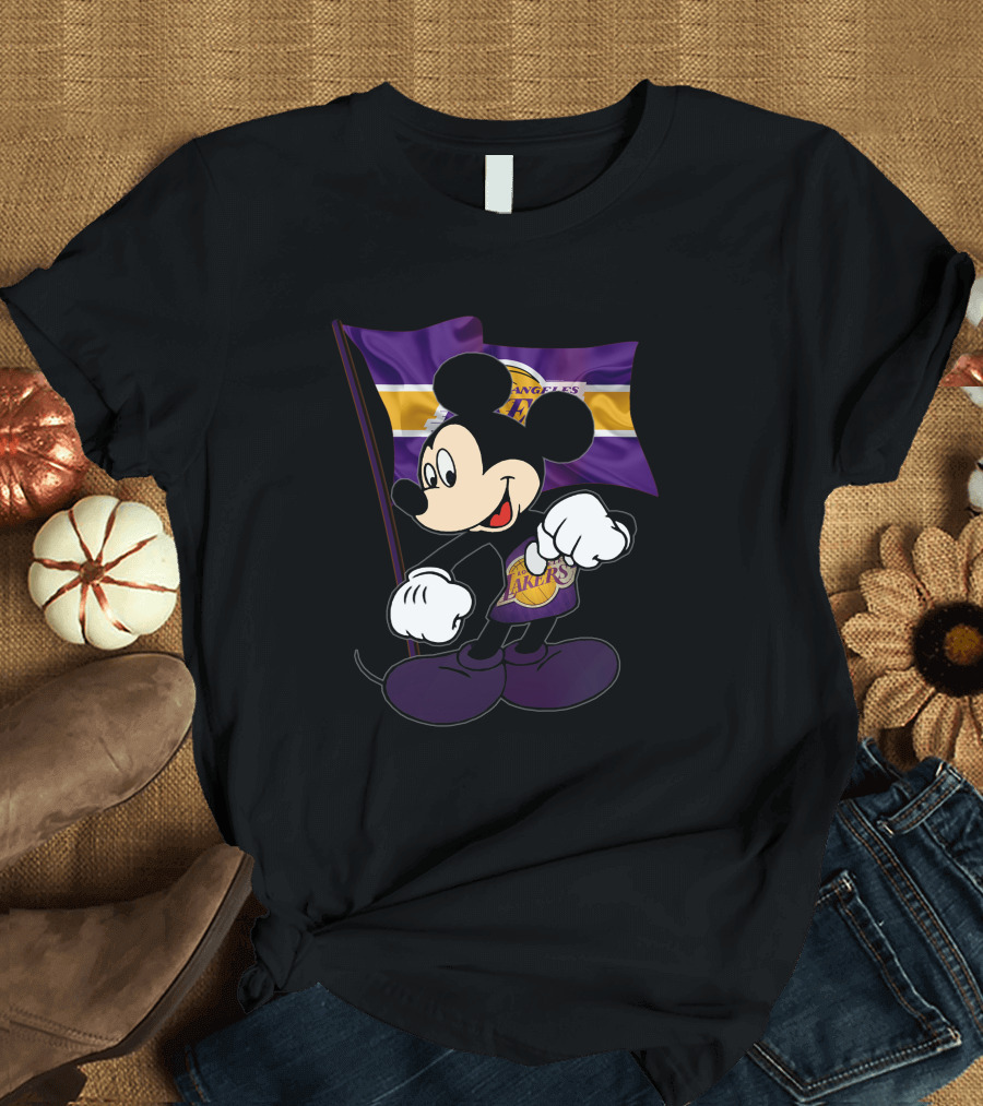 Mickey Mouse Los Angeles Lakers Forever T-Shirt