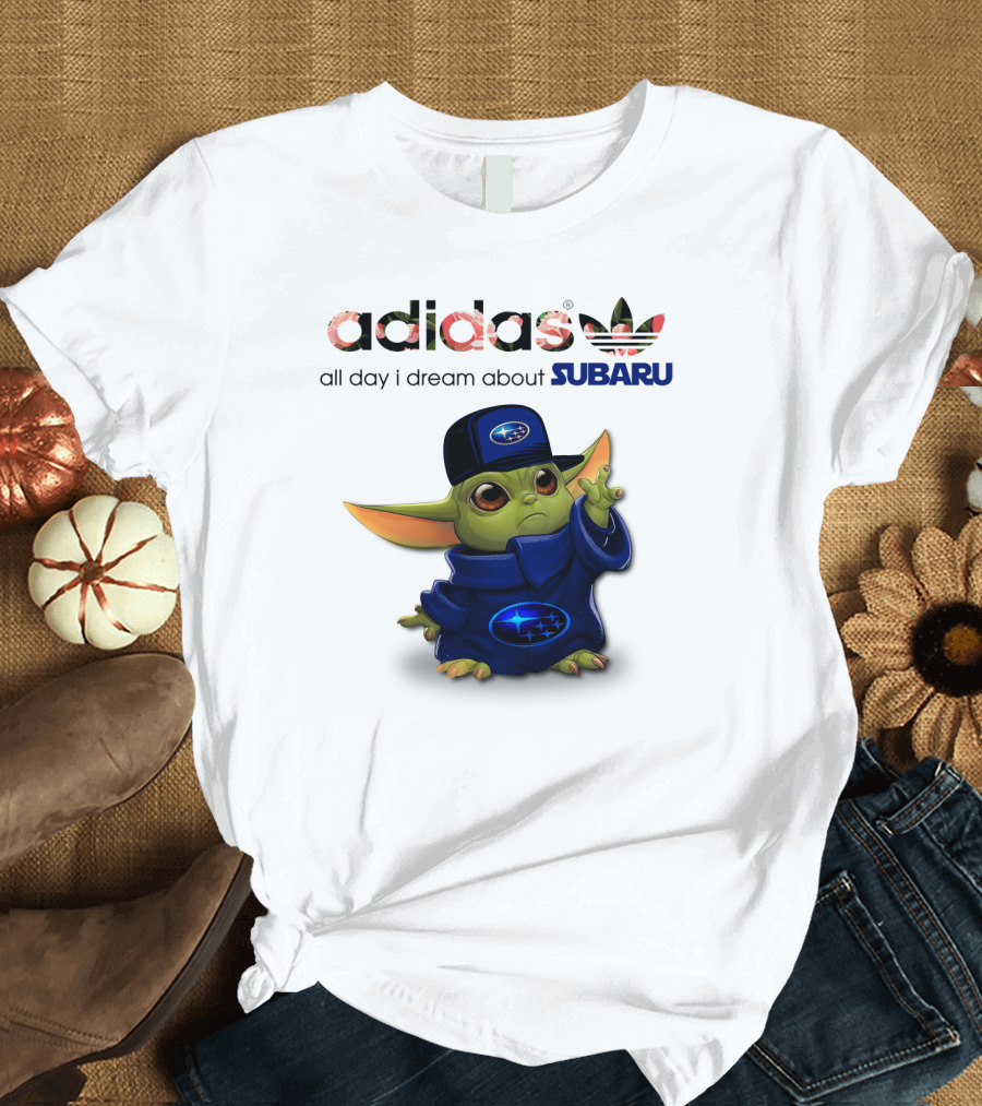 All Day I Dream About Subaru Yoda Character T-Shirt