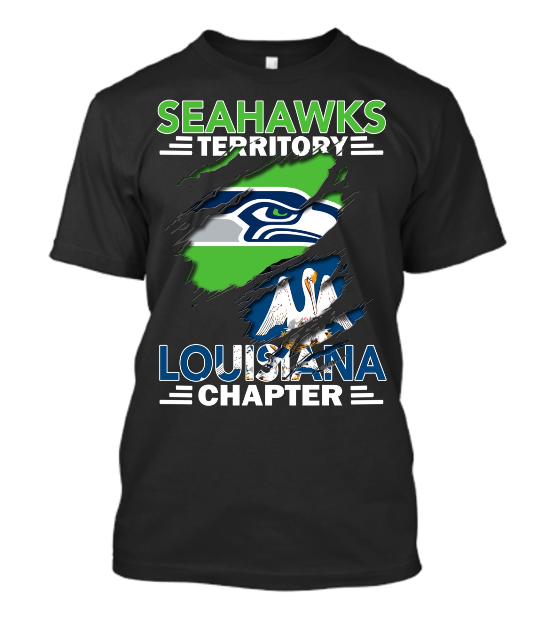 Seahawks Territory Louisiana Chapter T-Shirt