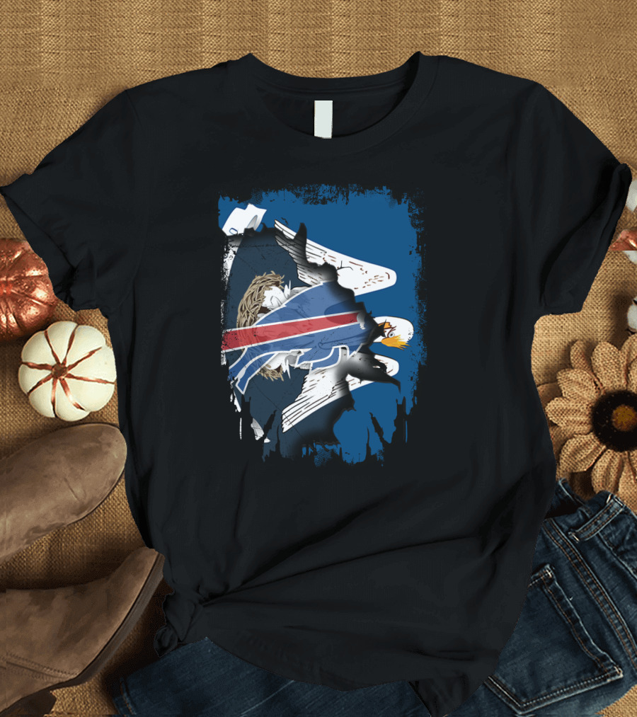 Together Louisiana with Buffalo Bills and Pelicans T-Shirt