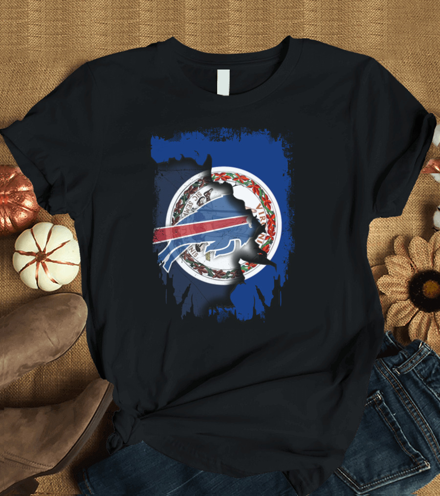 Virginia Buffalo Bills State Pride Fusion T-Shirt
