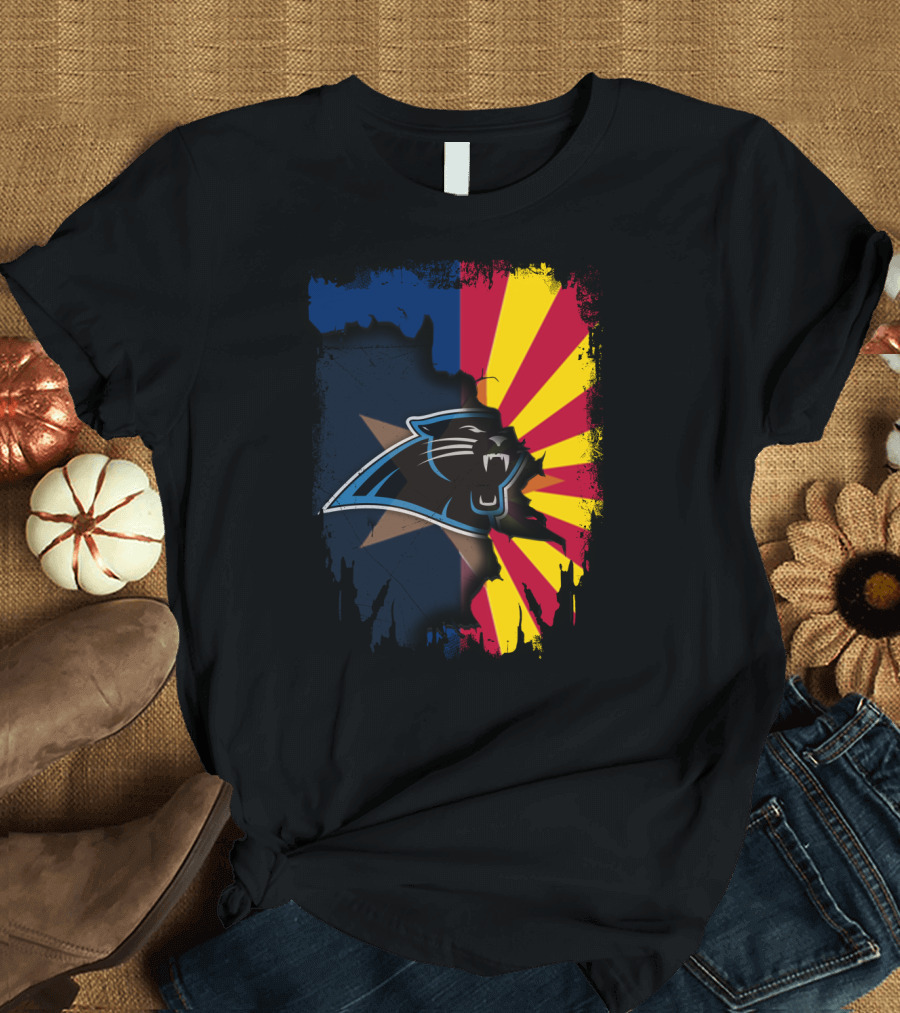 Arizona Panthers Unity with Sunburst Flag T-Shirt