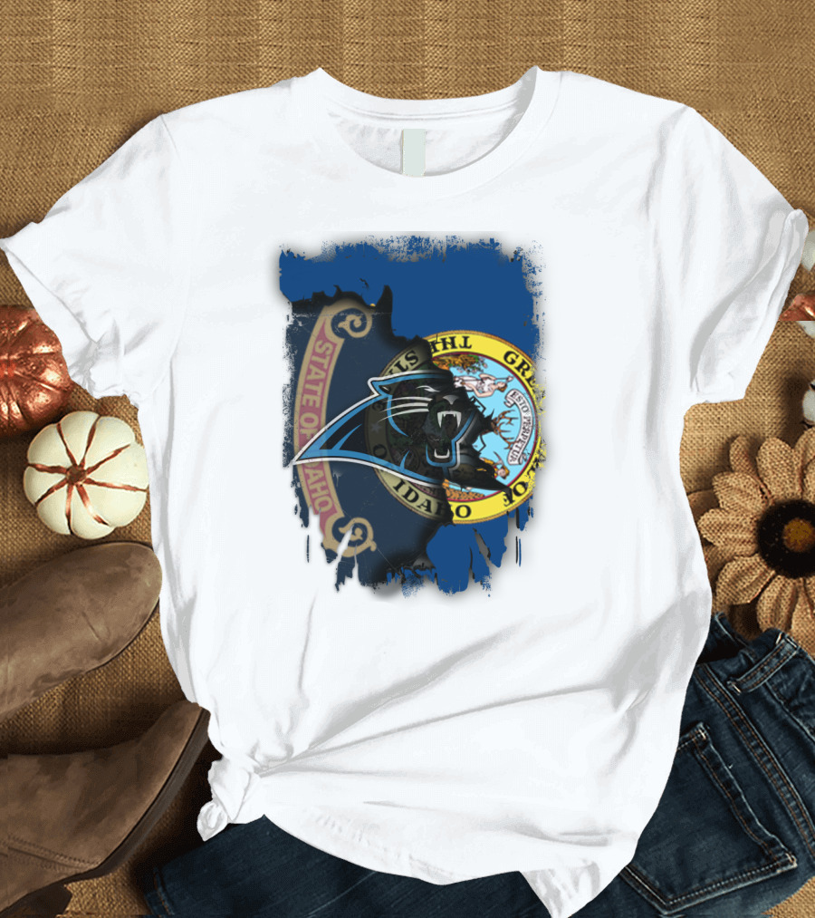 Idaho State Pride with Carolina Panthers T-Shirt