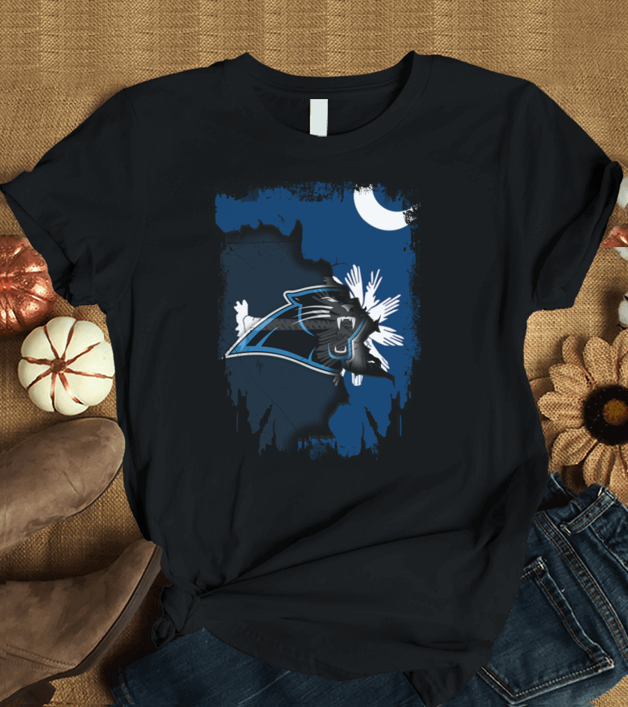 Together South Carolina Panthers Moon Palmetto T-Shirt