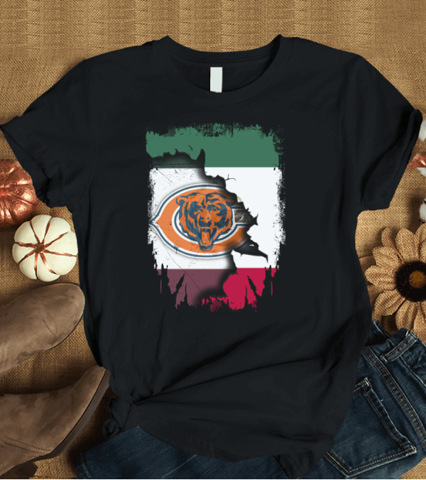 T-Shirt: Together Mexico Bears Flag Icon Rip T-Shirt Together Mexico Bears Flag Icon Rip T-Shirt