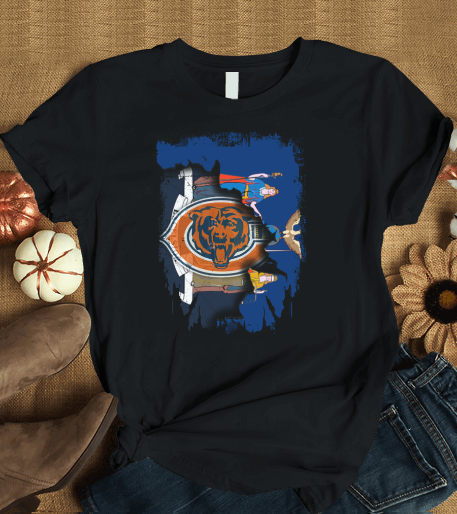 Chicago Bears Fans Unite with New York Spirit T-Shirt