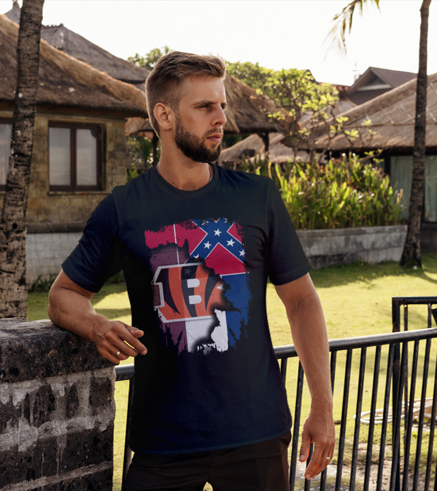 Mississippi Pride With Bengals Fusion T-Shirt