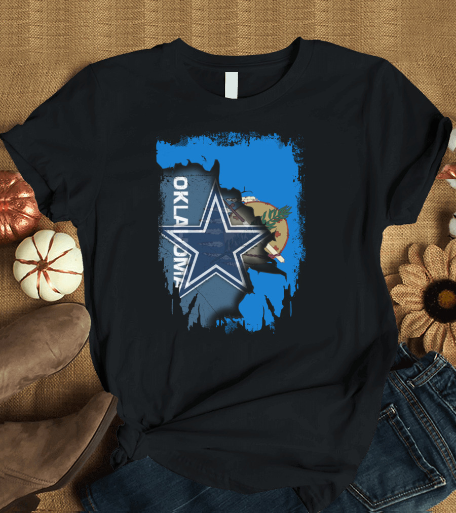 Oklahoma State Pride Dallas Cowboys Mashup T-Shirt