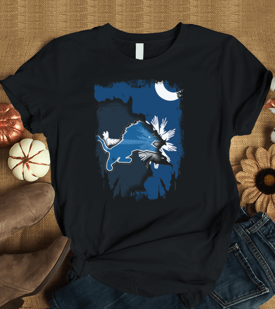 Together South Carolina with Detroit Lions and Palmetto Moon T-Shirt