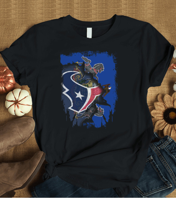 T-Shirt: Pennsylvania and Texans United with Seal and Star T-Shirt Pennsylvania and Texans United with Seal and Star T-Shirt