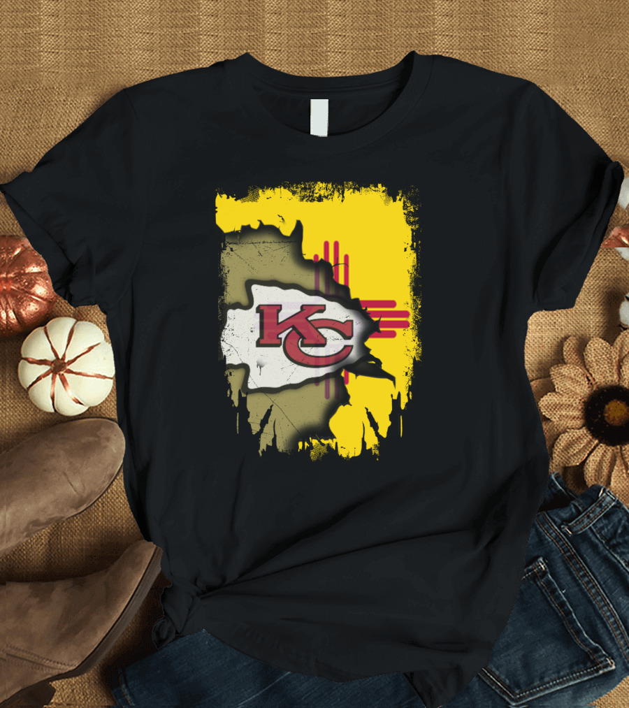 Kansas City Chiefs New Mexico Zia Symbol Together T-Shirt