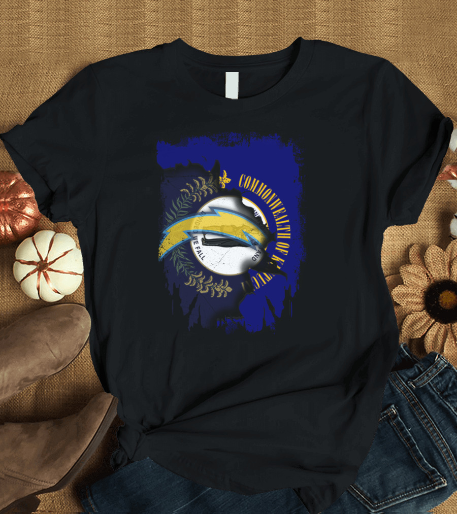 Commonwealth of Kentucky Chargers United We Stand T-Shirt