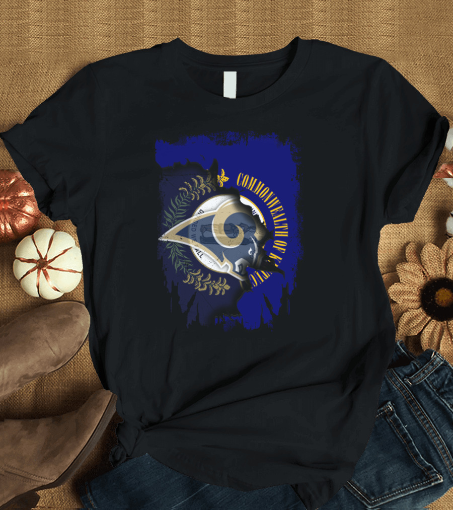 Commonwealth of Kentucky Rams United Emblem T-Shirt