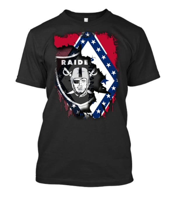 Arkansas Together With Raiders And State Flag T-Shirt