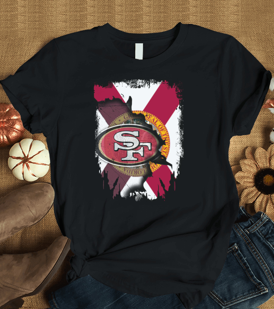 Florida Flag Together with San Francisco 49ers T-Shirt