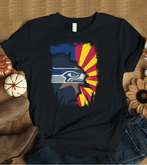 T-Shirt: Seahawks Meets Arizona Fusion T-Shirt Seahawks Meets Arizona Fusion T-Shirt