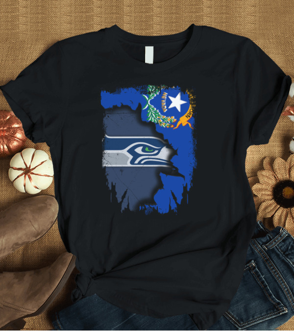 T-Shirt: Nevada Love for Seattle Seahawks Fans T-Shirt Nevada Love for Seattle Seahawks Fans T-Shirt