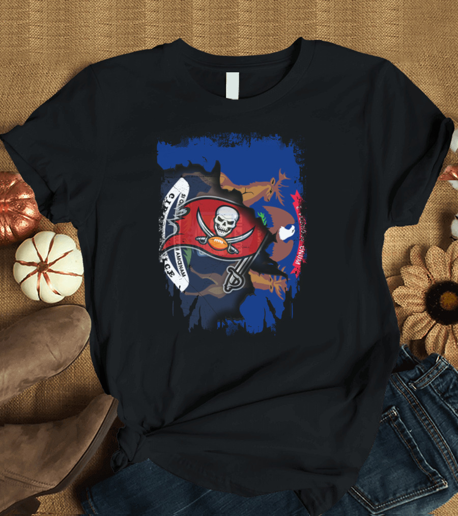 Together Michigan Buccaneers Flag Collab T-Shirt