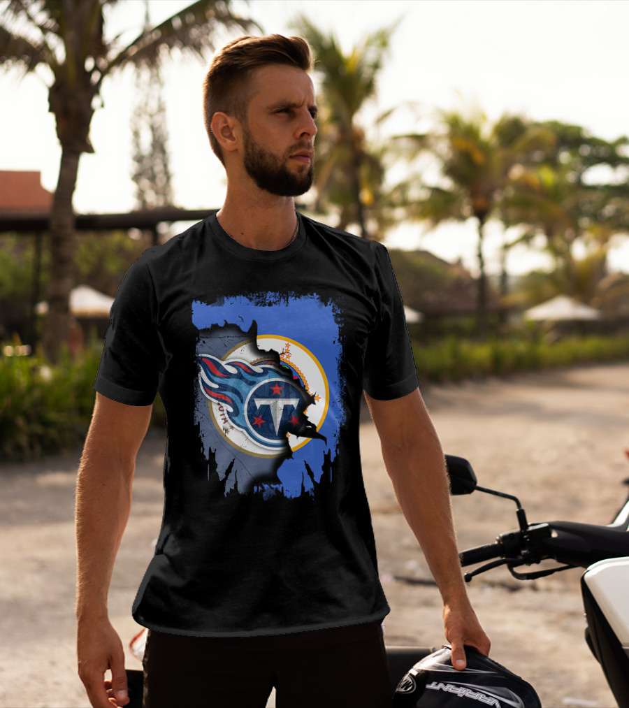 Together Minnesota Tennessee Titans Fusion T-Shirt