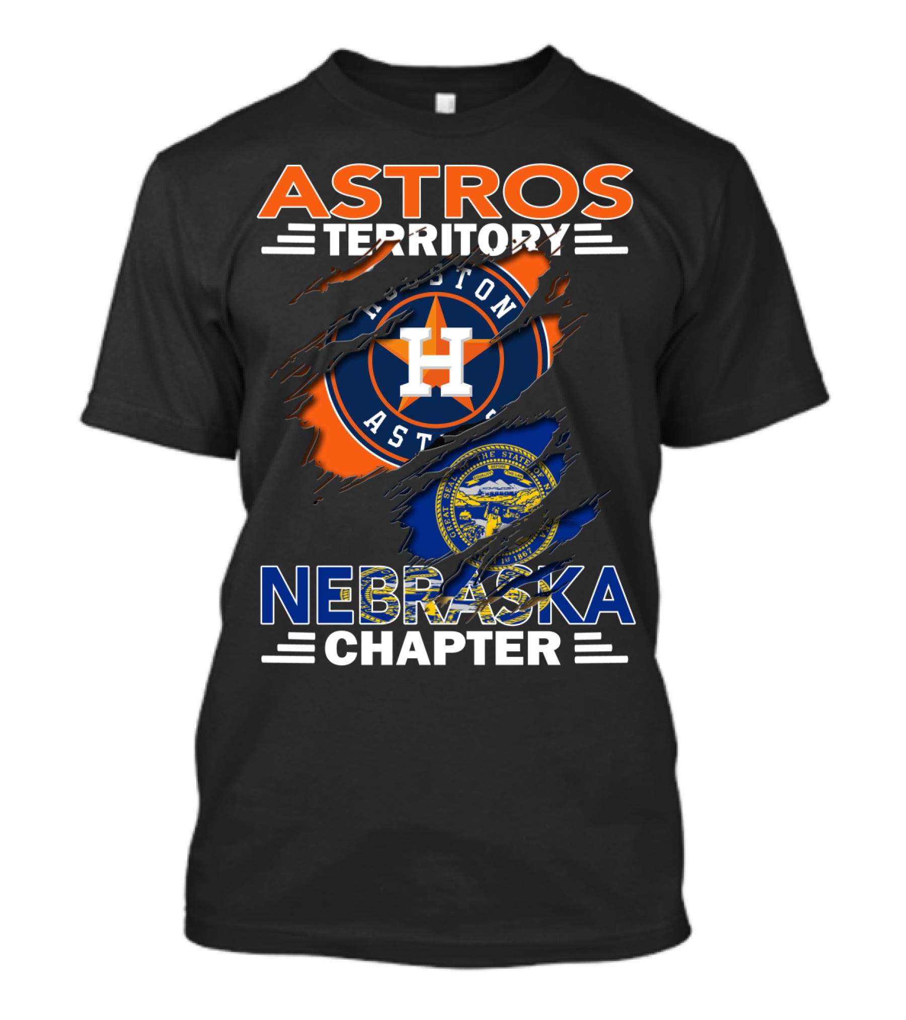 Houston Astros Territory Nebraska Chapter T-Shirt